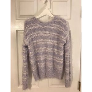 Fuzzy Sequin Sweater